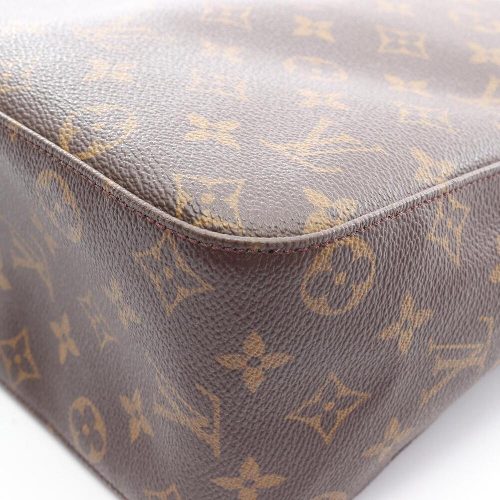 Louis Vuitton Looping Shoulder Bag Canvas Leather Monogram Brown - Picture 7 of 9